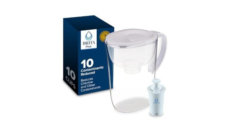 Brita 10 Cup Water Filter Pitcher with Brita Plus Filter - BPA Free