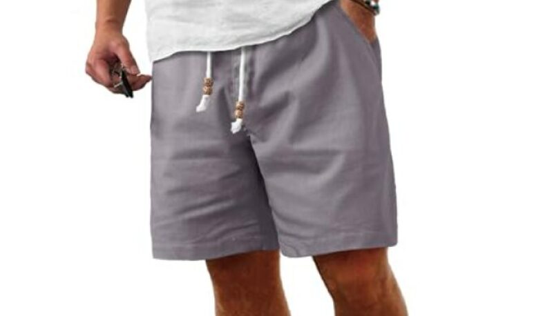 Comdecevis Men’s Linen Shorts: Versatile Summer Essential