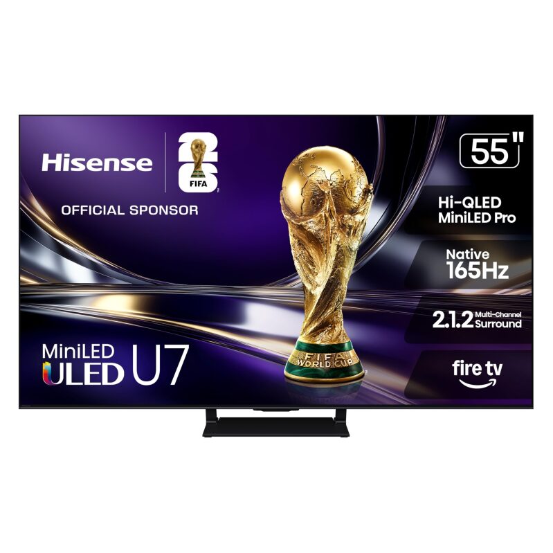 Hisense 55U7SF 55-inch Mini-LED ULED 4K UHD Smart Fire TV on Sale