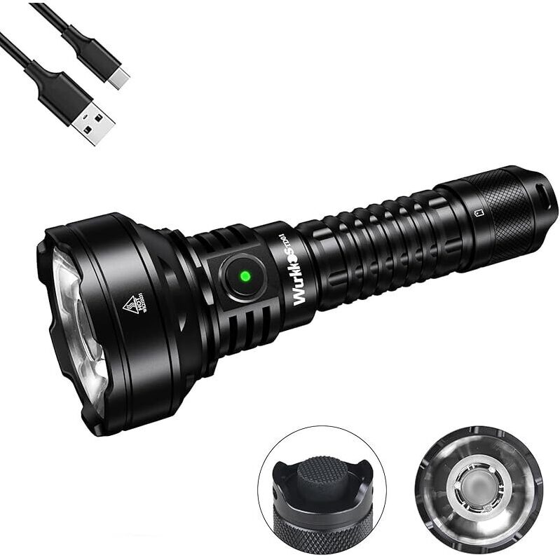 Wurkkos TD01C Tactical Flashlight: High Lumens, Rechargeable, SFT40 LED