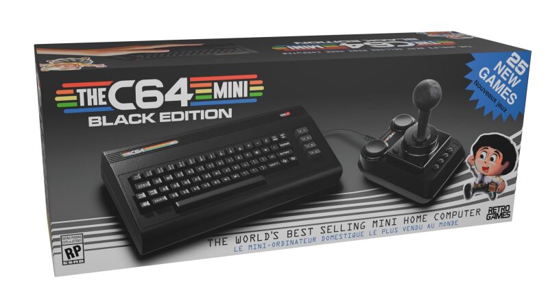 THEC64 Mini Black Edition Gamepad - Retro Gaming Console