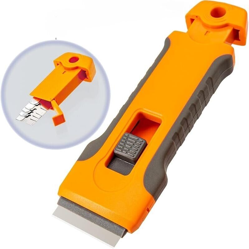 Razor Blade Scraper Tool with 5pcs Extra Blades