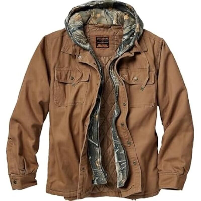 Legendary Whitetails Men's Canvas Hooded Water-Resistant Jacket