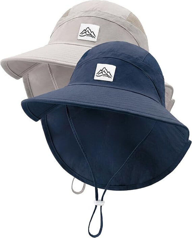 Kids' Outdoor Sun Protection Hat Set - 2 Pack