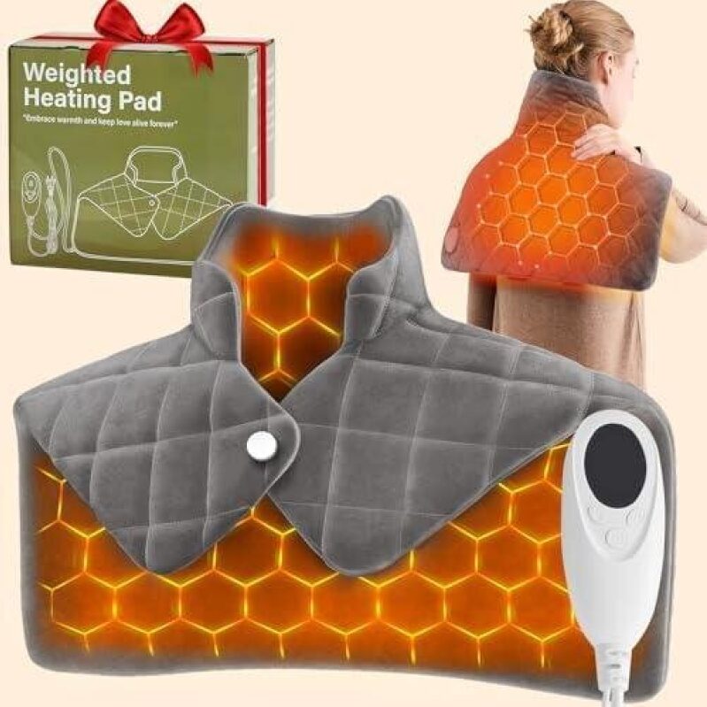 Weighted Heating Pad for Neck and Shoulders - 50% Discount