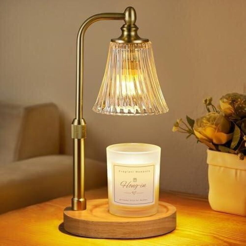Elegant Brass Table Lamp with Adjustable Brightness
