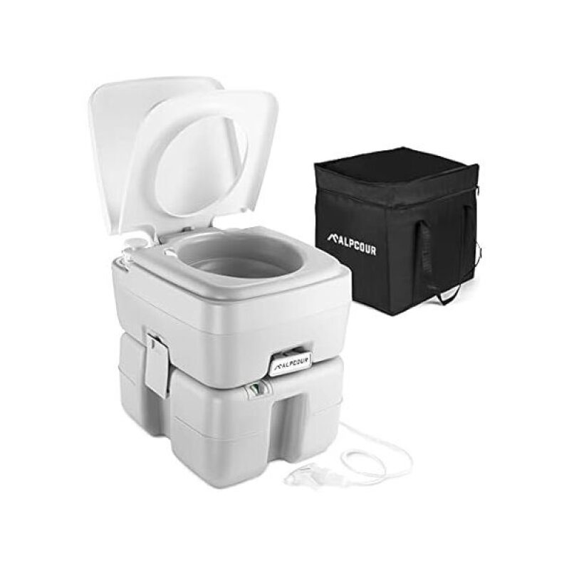 Alpcour Portable Compact Toilet - Ideal for Outdoor Adventures