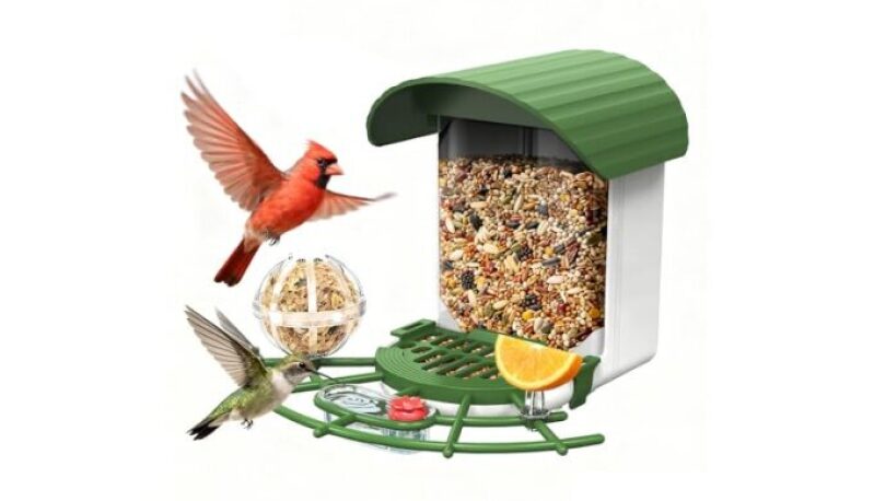 Bilibara 3.3LB Bird Feeder for Outdoors - Perfect Gift for Bird Lovers