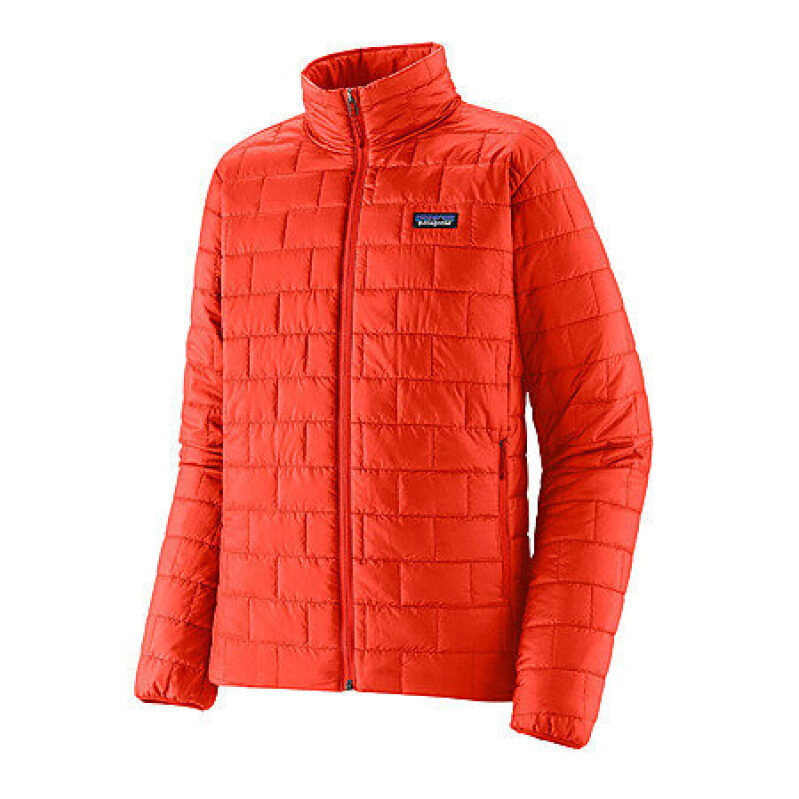 Patagonia Men's Nano Puff Jacket on Sale - Sizzle Red, Dried Vanilla, Pond Green