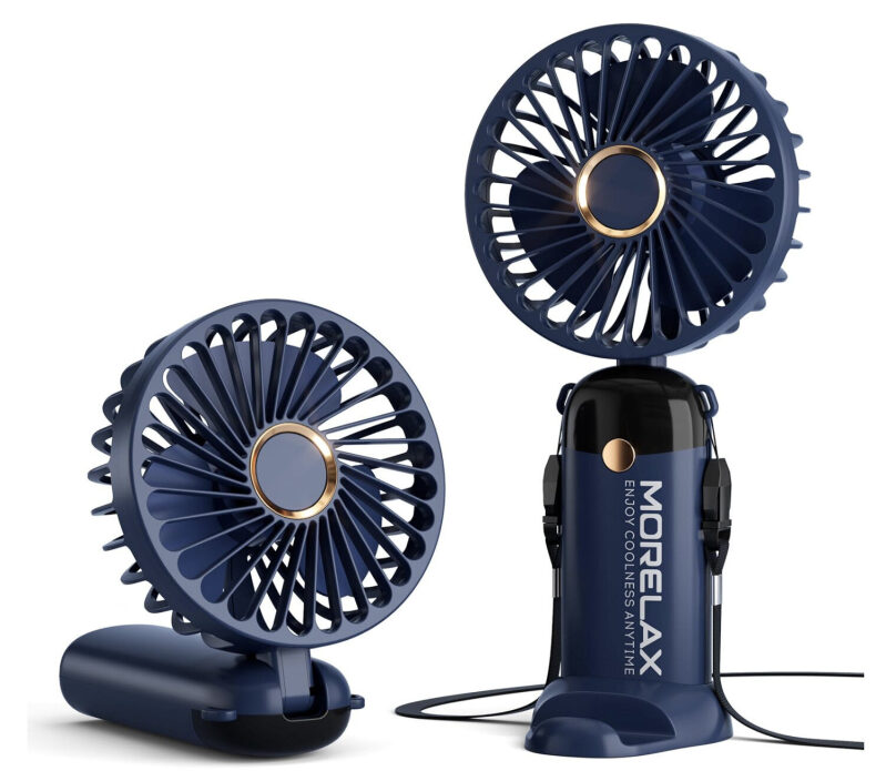 Rechargeable Mini Electric Fan - Powerful Cool Breeze at Your Fingertips