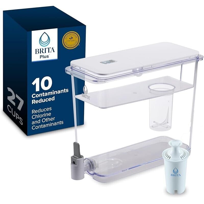 Brita UltraMax Large Water Dispenser with BritaPlus Filter, 27 Cup