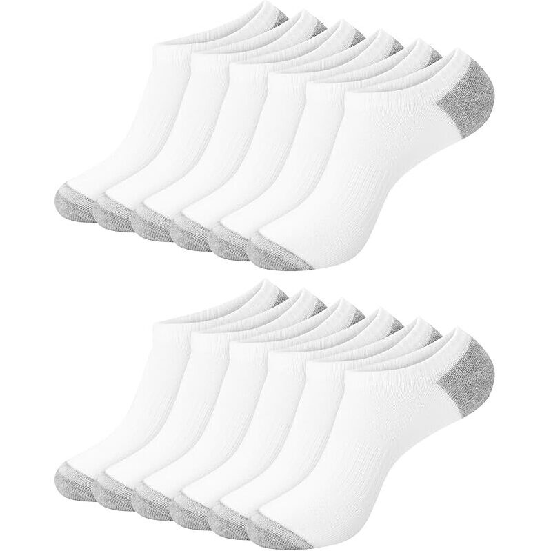 14-Pair Hanes Men's No-Show Socks Pack - Ultimate Comfort and Convenience