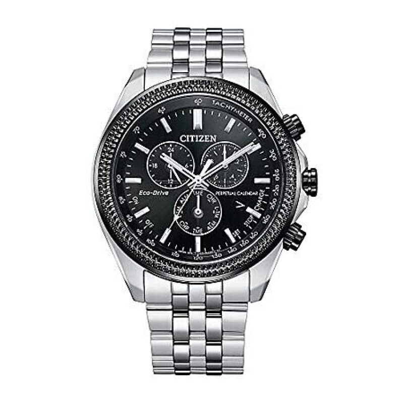 Citizen Men's Eco-Drive Classic Chronograph Watch - Stainless Steel, Black Dial