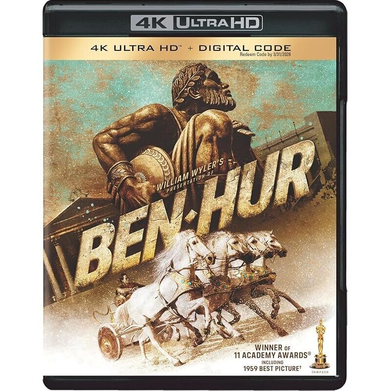 Ben-Hur 1959 4K Ultra HD + Digital - A Timeless Classic