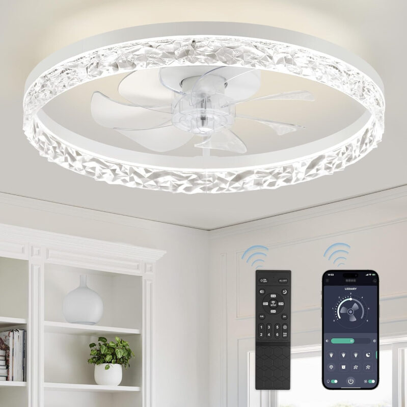 20 Inch Modern Fan with Light - Prime Exclusive Deal