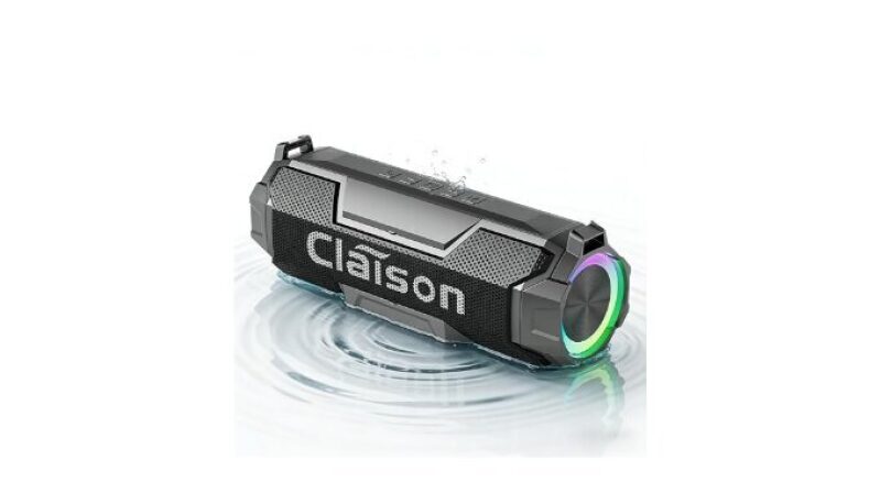 Claiison Bluetooth Speaker - Portable, Waterproof, Long-Lasting Sound