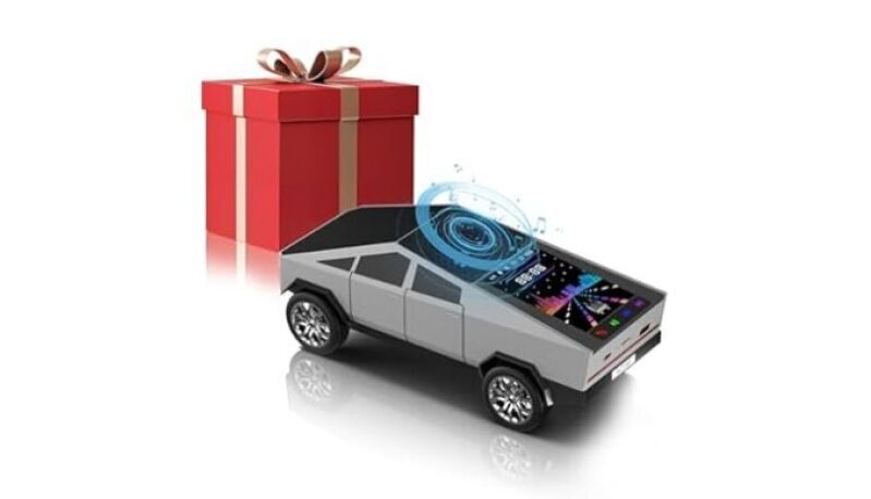 Cybertruck Bluetooth Speaker with LED Lights - Sleek Design, Powerful Sound