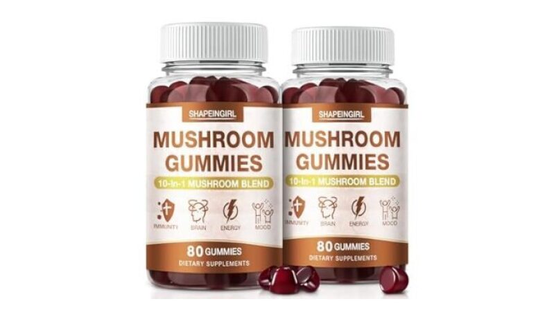Mushroom Gummies for Immunity and Energy - Dietary Supplement