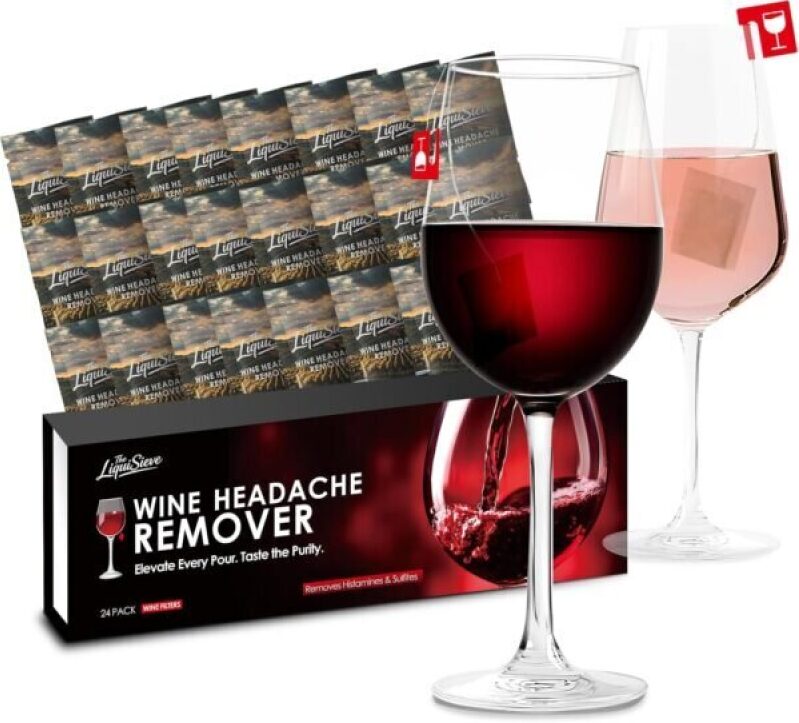 Wine Headache Remover Filters - 40% Off, 24 Pack