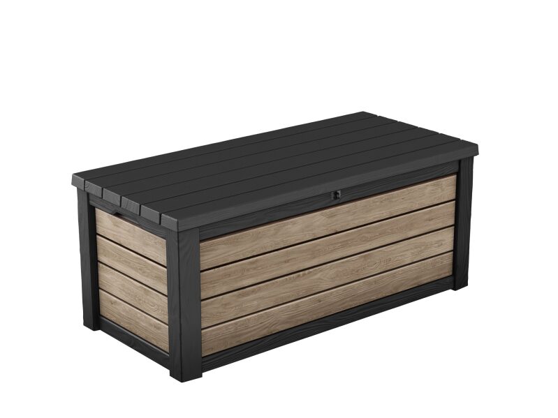 Keter Eastwood 150 Gallon Resin Outdoor Deck Box - Durable and Stylish Storage