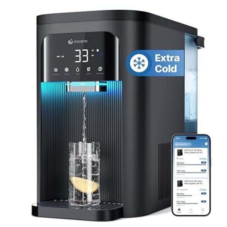 NOVETE Smart Reverse Osmosis Water Filter Countertop - 21% Off, Prime Discount