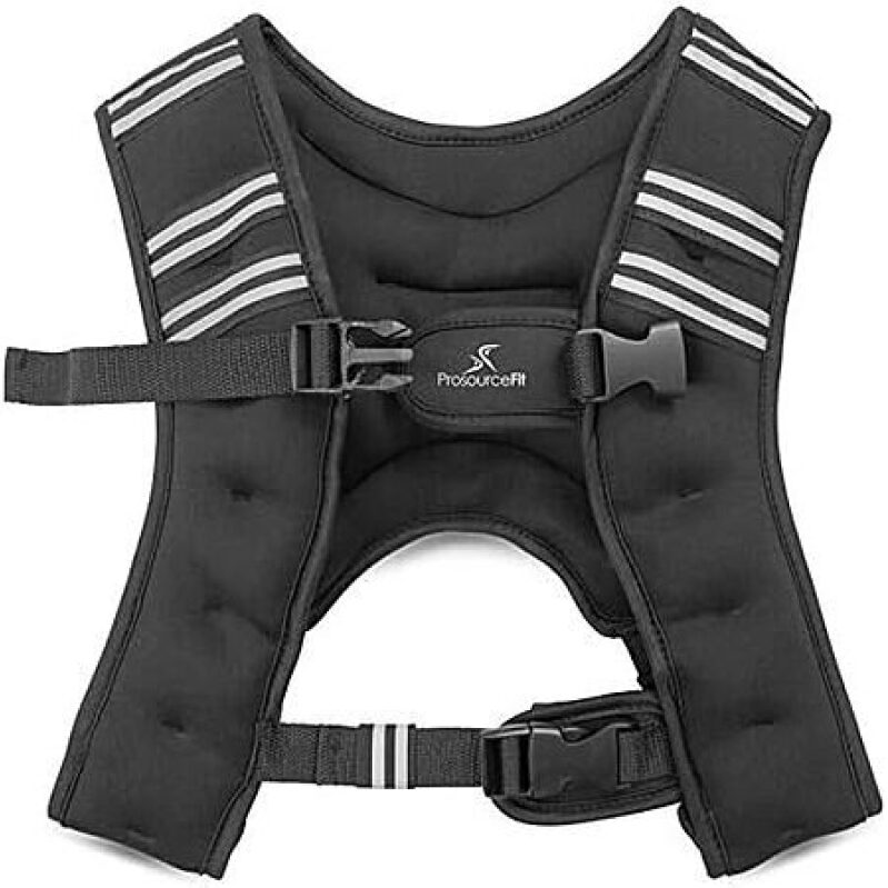 20-Lbs ProsourceFit Exercise Weighted Training Vest - Affordable, Adjustable, High-Performance