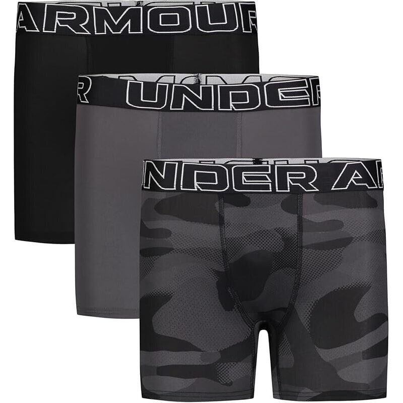 3-Pack Boys' Performance Tech Boxer Briefs by Under Armour