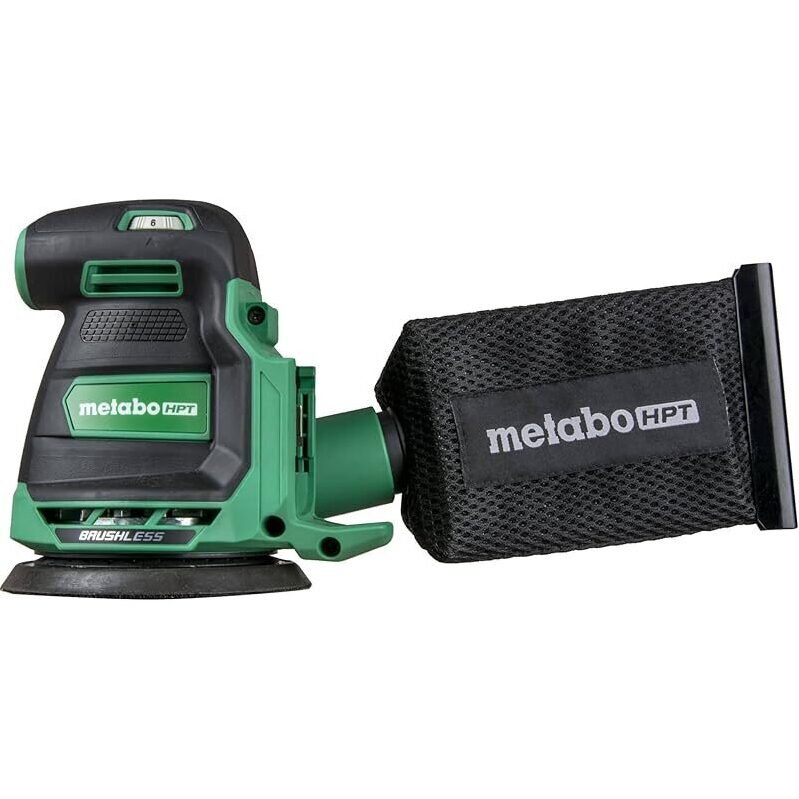 Metabo HPT 18V Cordless Sander - High Efficiency, Low Dust