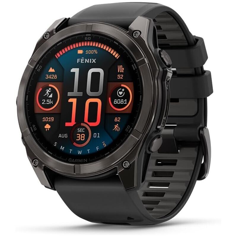 Garmin Fenix 8: Premium Multisport GPS Smartwatch with AMOLED Display