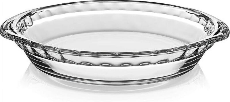 Libbey Baker's Basics Deep Pie Dish 9.5-inch - Oven Safe Glass