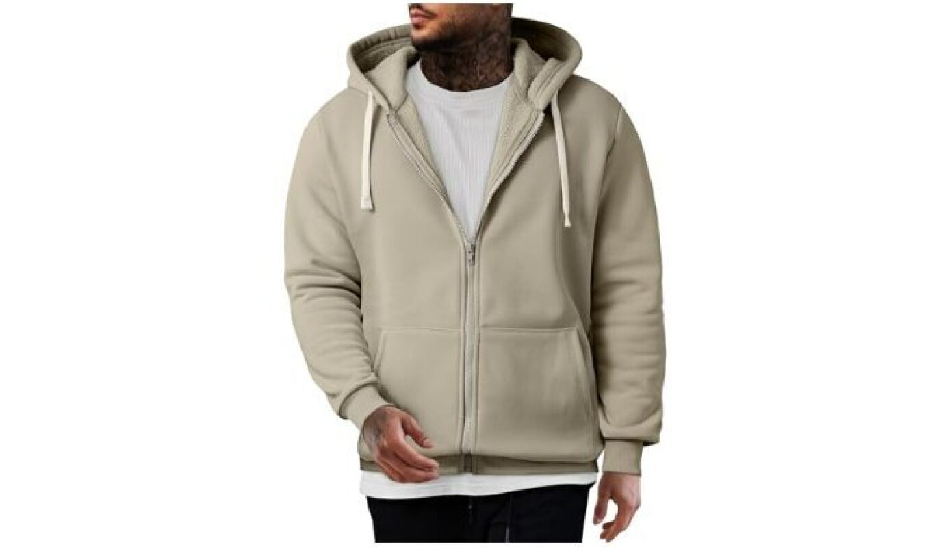 JMIERR Men's Casual Zip Up Hoodie - Ultimate Comfort & Style