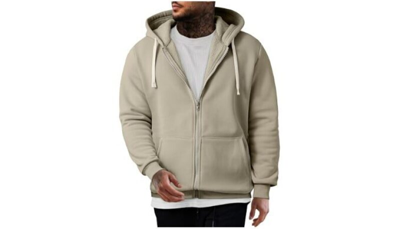 JMIERR Men's Casual Zip Up Hoodie - Ultimate Comfort & Style