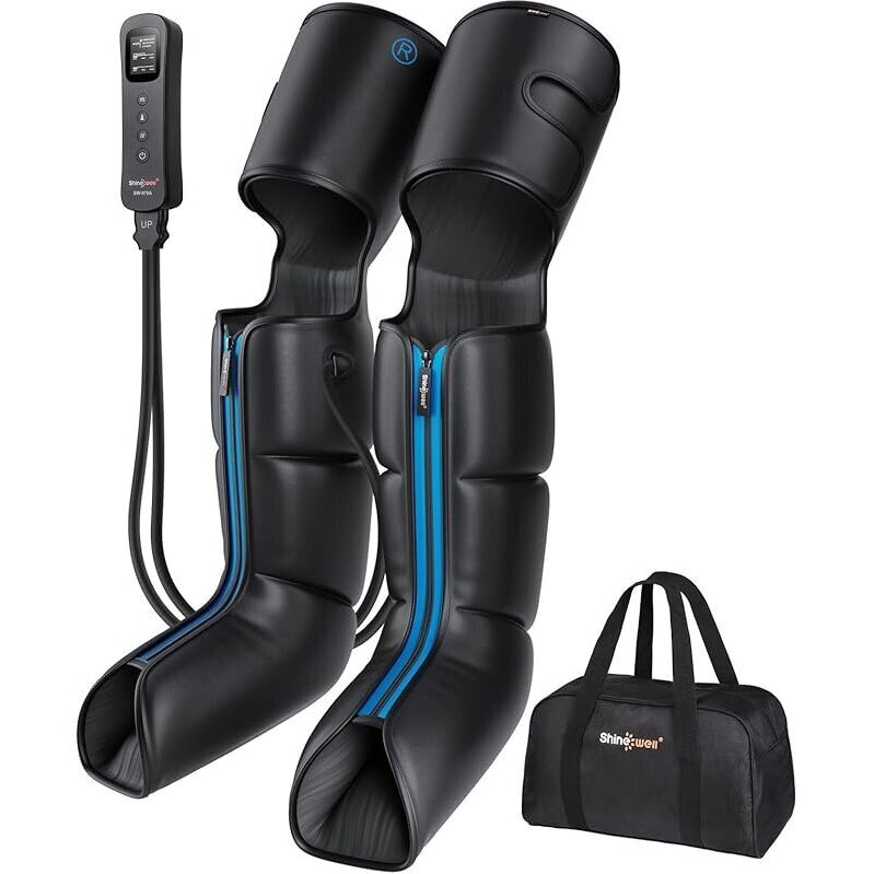 Shine Well Leg Compression Massager with 3 Modes - Effective Muscle Recovery