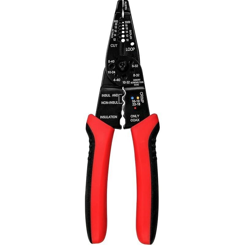 YIYITOOLS Wire Stripper Cutter - Reliable and Efficient 8-in Tool