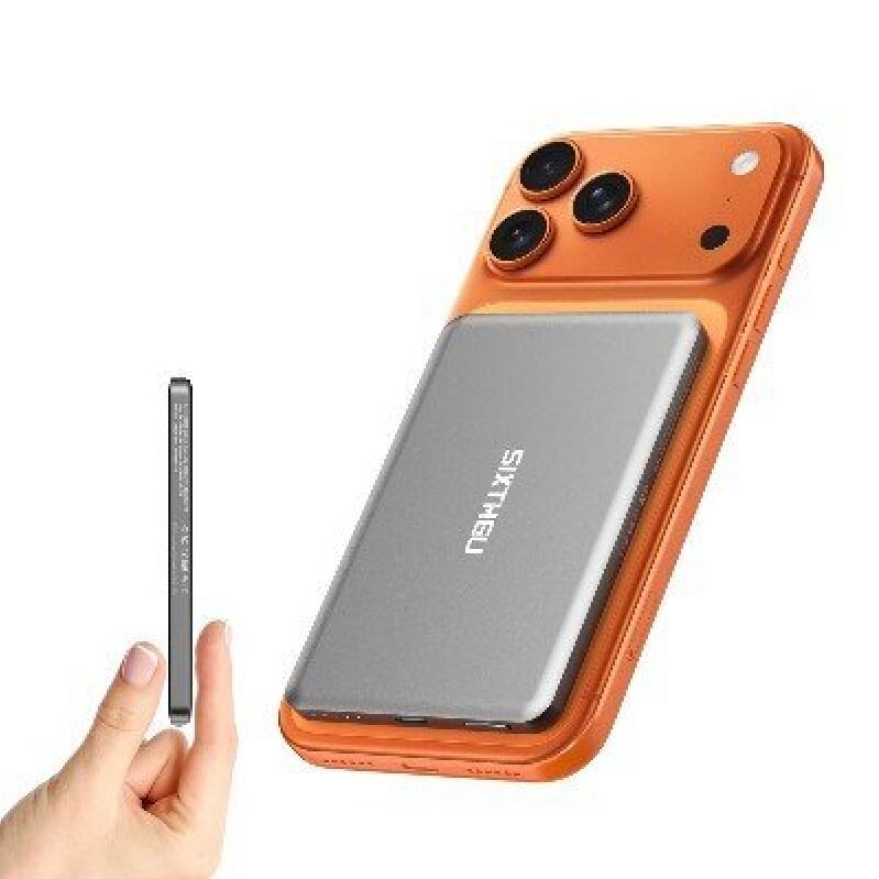 Portable 5000mAh Magnetic Wireless Power Bank for iPhone 13