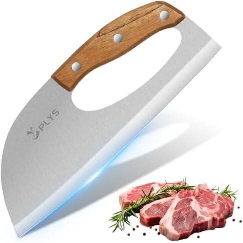 50% OFF Ergonomic Cleaver - Stainless Steel, Meat Cutting, Ideal for Parents