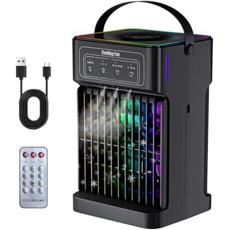 Portable 4-in-1 Air Cooler with 1100ml Tank - 50% Discount