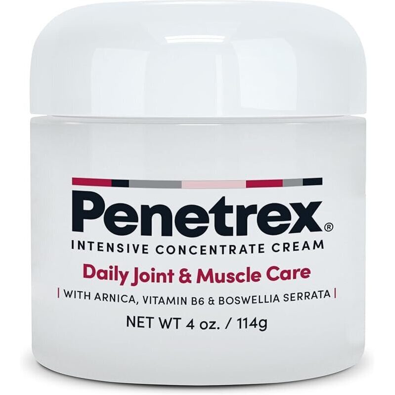 Penetrex Joint & Muscle Care Soothing Massage Cream 4oz - Daily Relief for Joints and Muscles