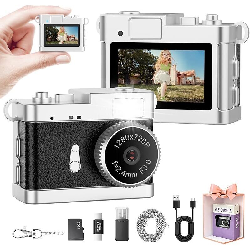 Capture Every Moment with Trunsif 2MP HD Mini Keychain Camera
