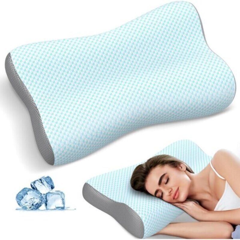 Premium Cooling Memory Foam Pillow for Neck Support