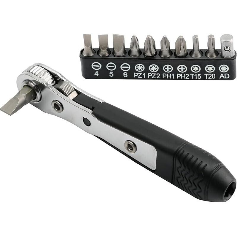 36-Tooth Small Ratcheting Wrench Bit Ratchet - Compact and Versatile Tool