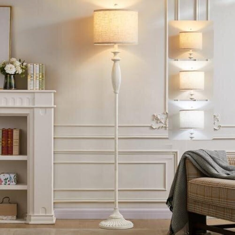 Vintage Floor Lamp with Adjustable Color Temperature - 52% Off