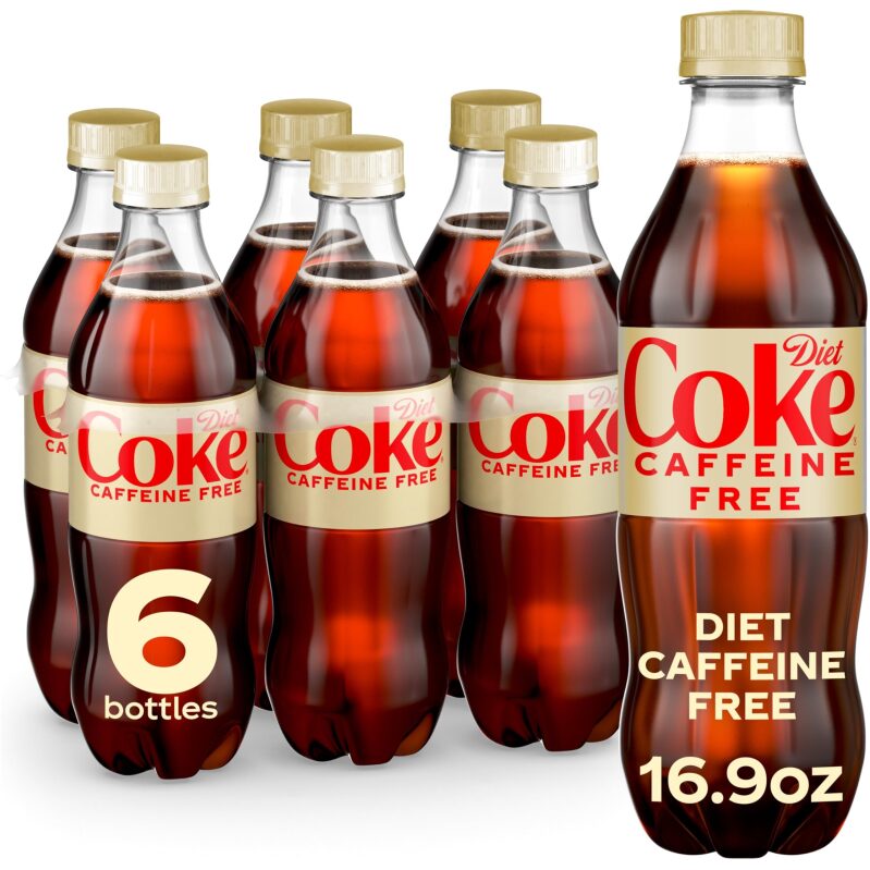 6-Pack Diet Coke Caffeine Free Soda - Perfect for Daily Refreshment