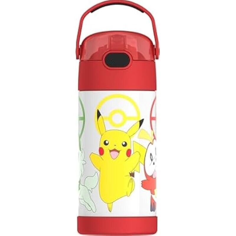 Thermos Funtainer Water Bottle with Straw 12oz - Keeps Drinks Cold for 12 Hours