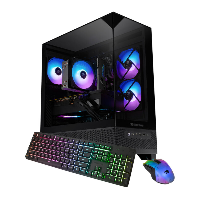 iBUYPOWER ESA7R77XT01 Gaming PC Desktop with Ryzen 7 Open Box