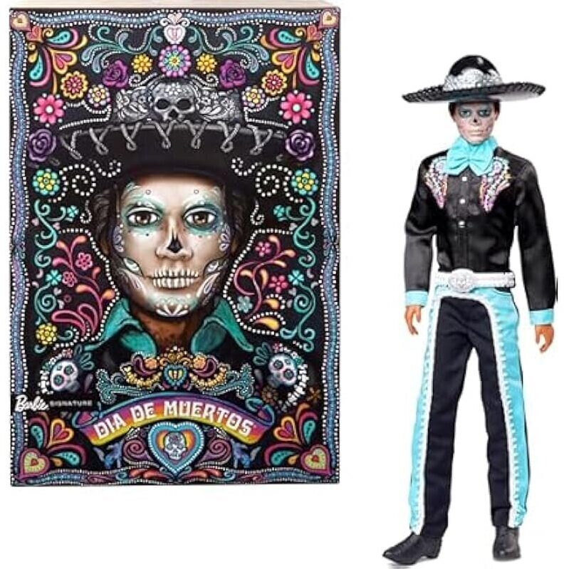 Exclusive Barbie Signature Doll 2024 Día De Muertos Ken Collectible