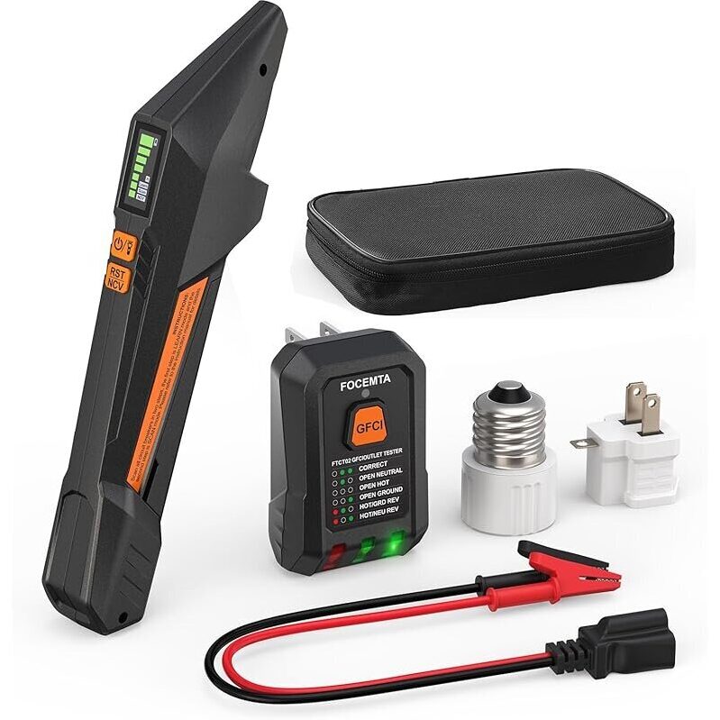 Focemta All-in-One Circuit Breaker Finder & GFCI Outlet Tester