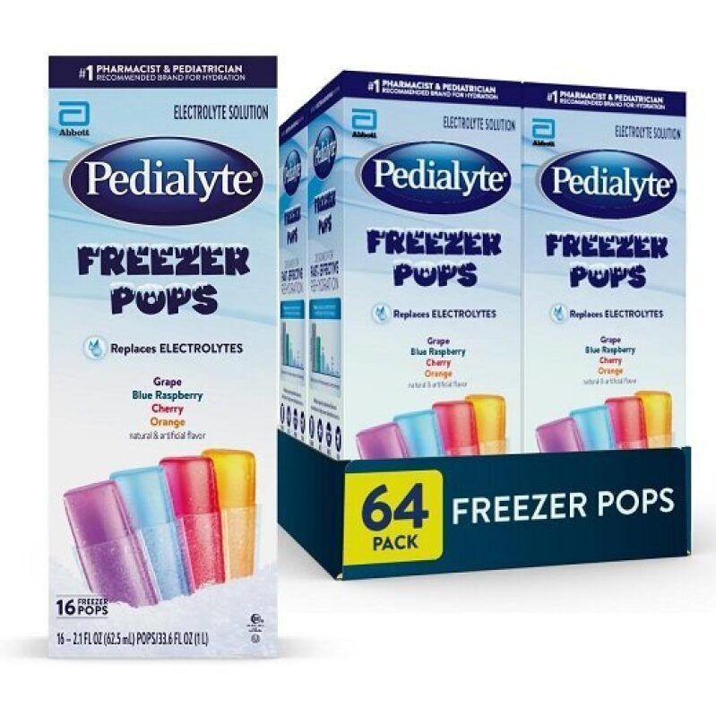 Affordable Pedialyte Baby Electrolyte Ice Pops - 64 Mixed Flavors