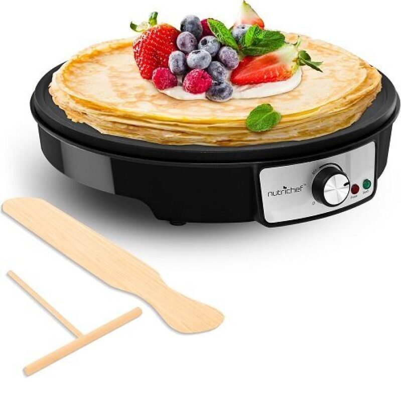 NutriChef 12-Inch Crepe Maker - Only $26.99!