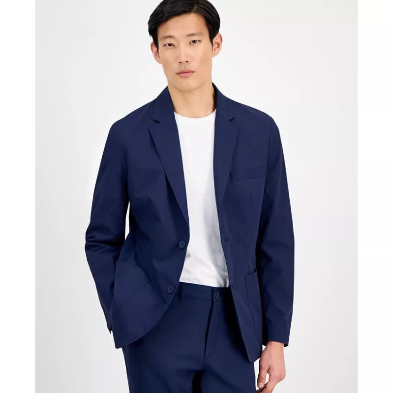 Alfani Mens Lightweight Nylon Blazer - Smart Semi-Formal Choice